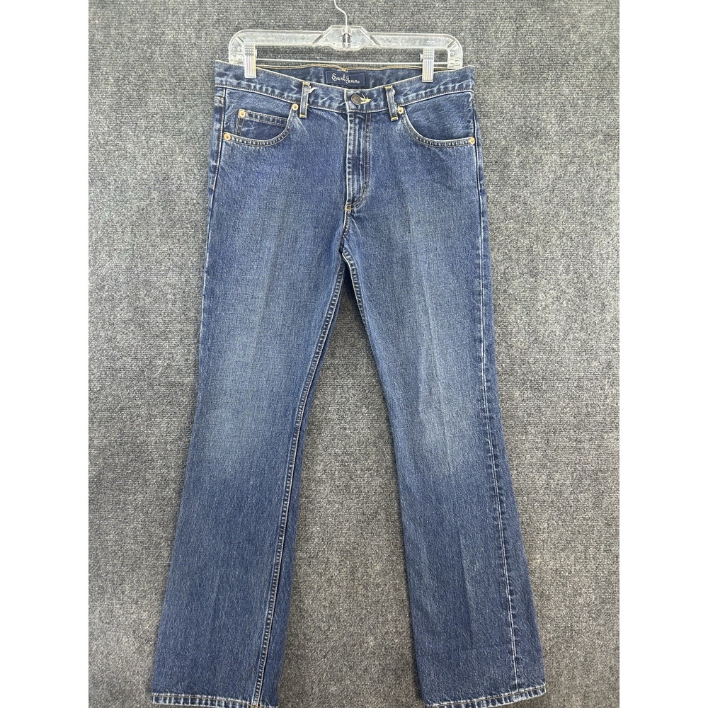 Vtg Earl Jeans Womens 29 Blue BootCut Denim Stretch Casual Y2K Everyday USA Made